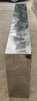 Ποτηριέρα Ανοξείδωτη Ανοιχτή 181x26x68Cm Μεταχειρισμένη